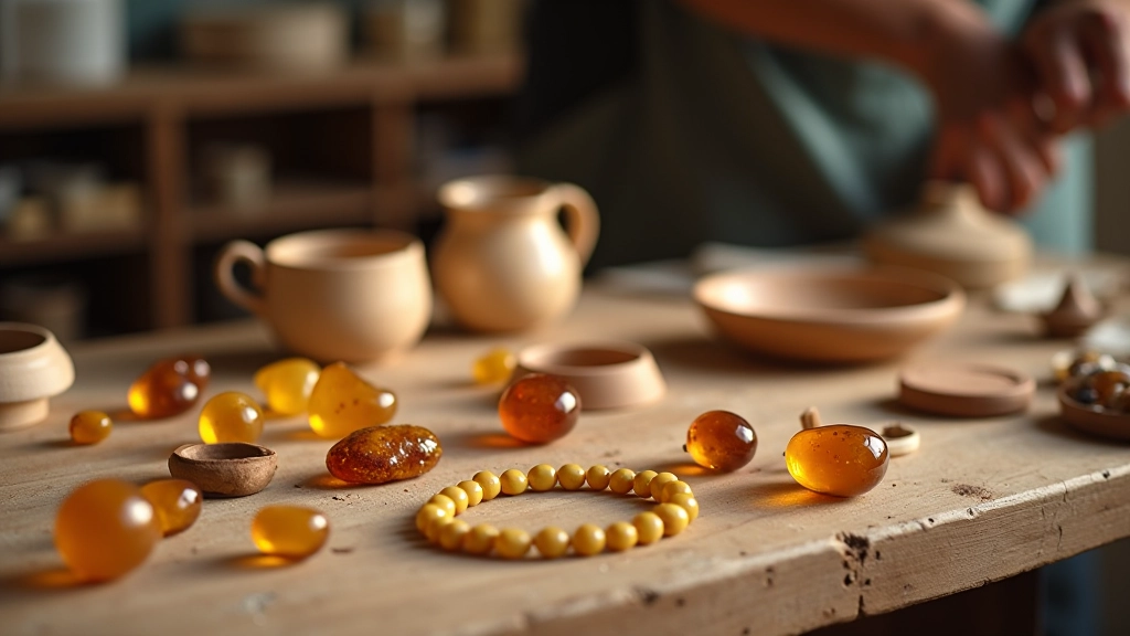 Amber jewelry and ceramics workshop